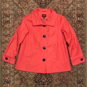 Gallery coral trench coat